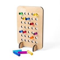 Rainbow Peg Board