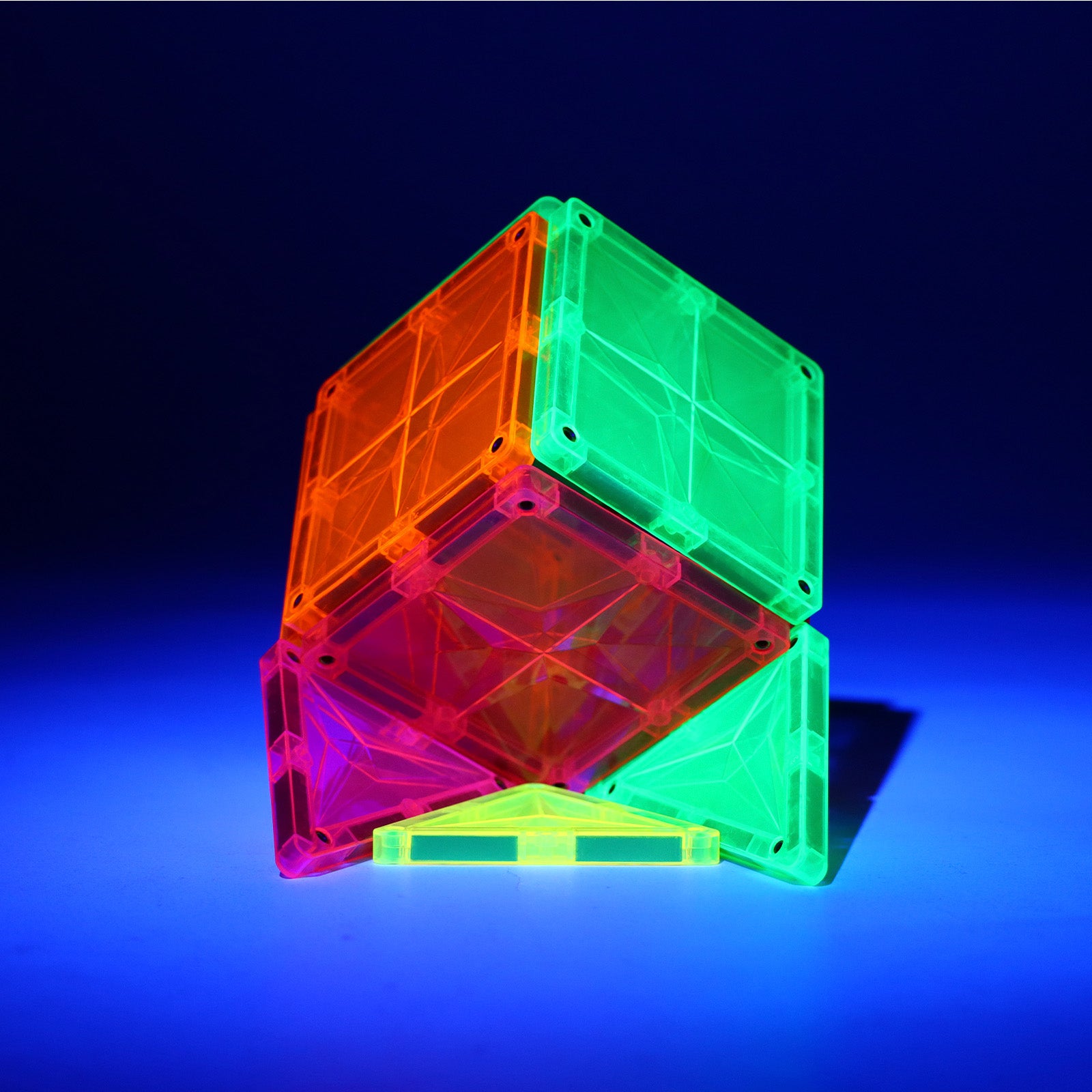 Glow-in-the-Dark Magnetic Tiles – Meka Sensory Play
