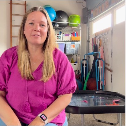 Tuff Tray lets me combine sensory systems with a child’s motor abilities.