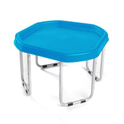 Blue, Small, Silver Stand