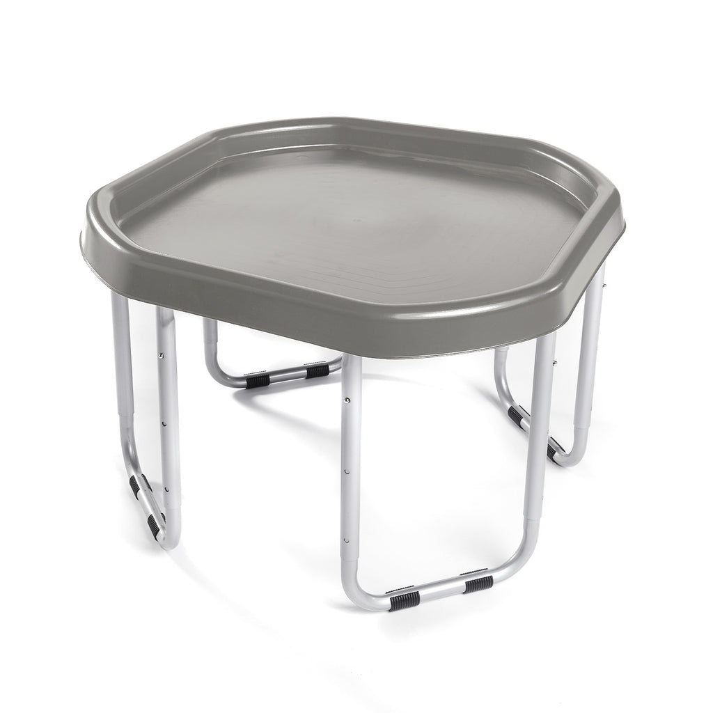 Grey, Small, Silver Stand