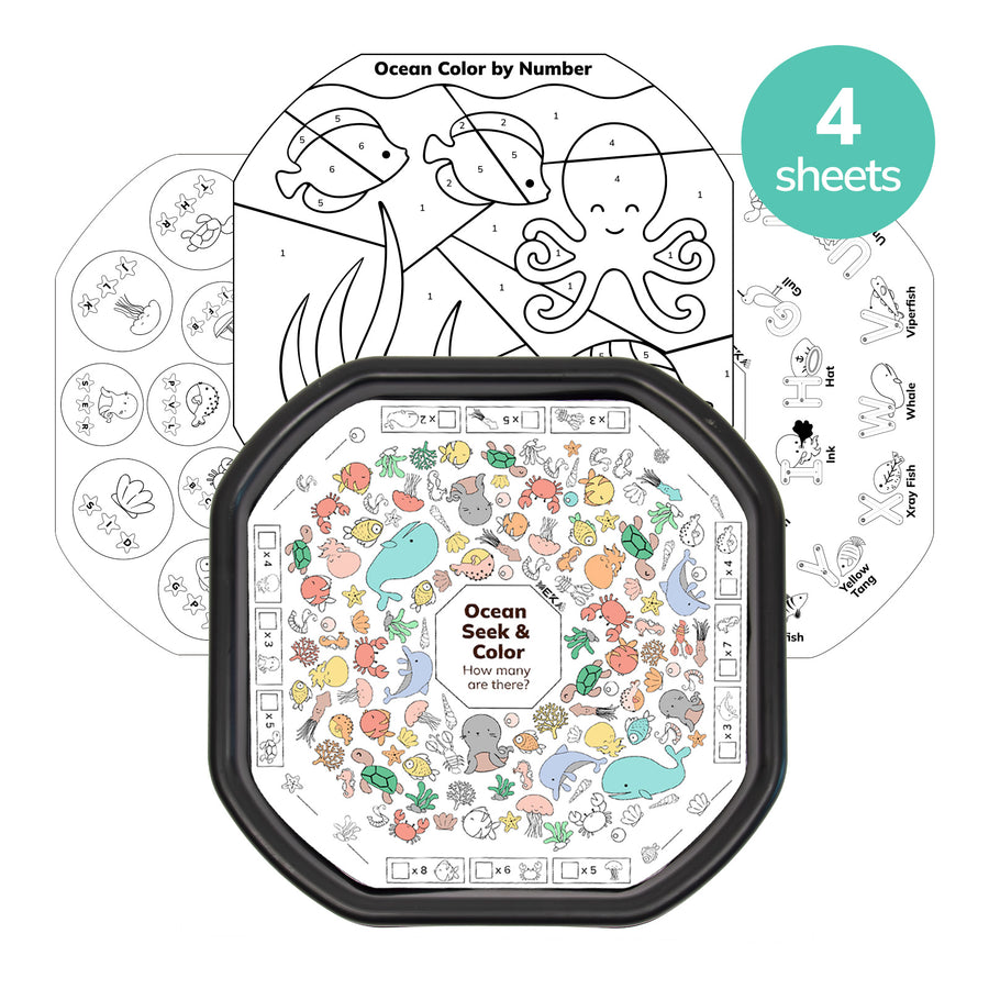 Giant Coloring & Learning Sheets