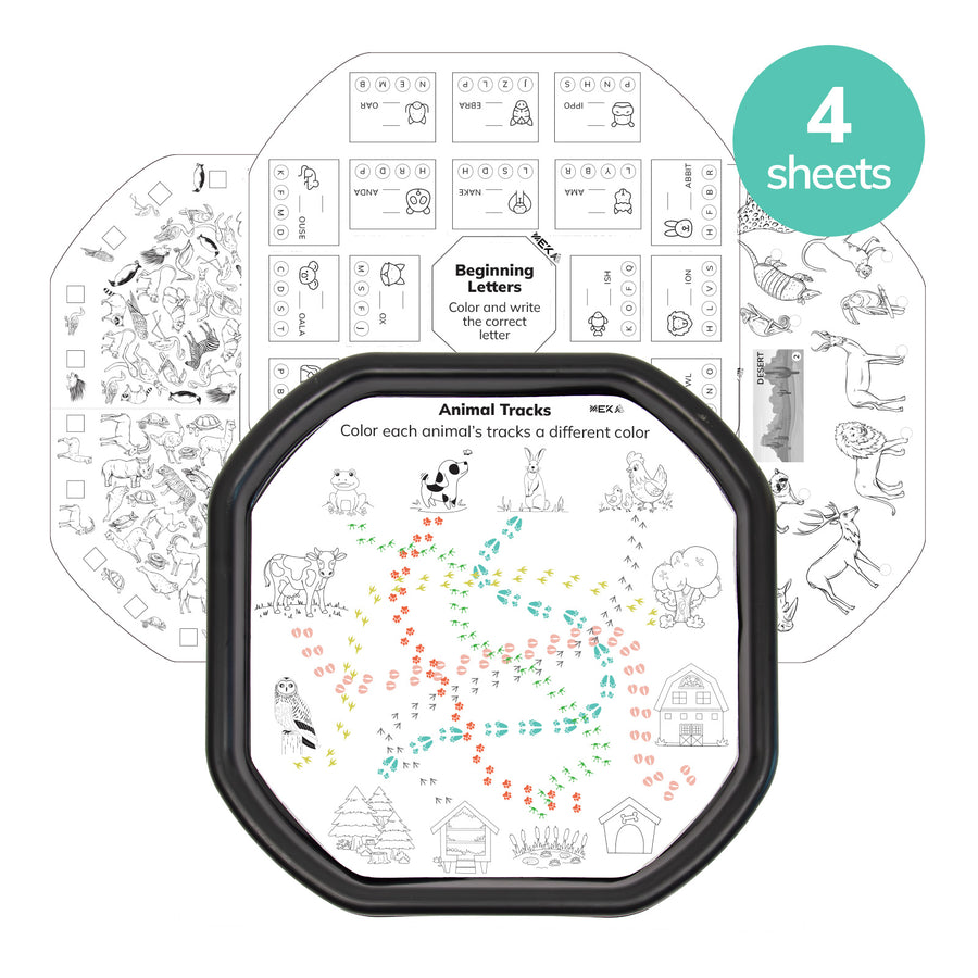 Giant Coloring & Learning Sheets