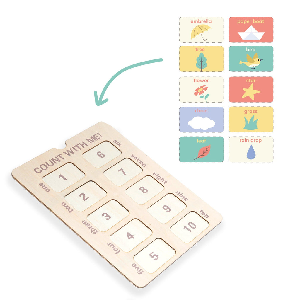 April - Rainy Days <br> FREE Subscription! - Meka Sensory Play -