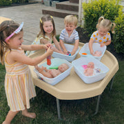 Sand, Large, Silver Stand,set