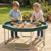 Forest Green, Large, Silver Stand,set