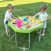 Green, Large, Silver Stand,set