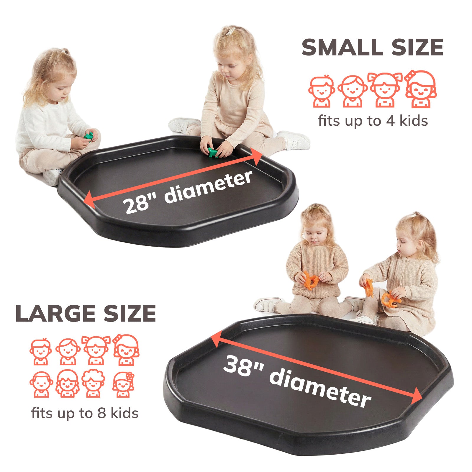 Tuff Tray x 3 Bundle – Meka Sensory Play
