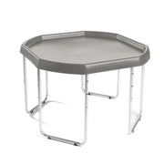 Grey, Large, Silver Stand, set