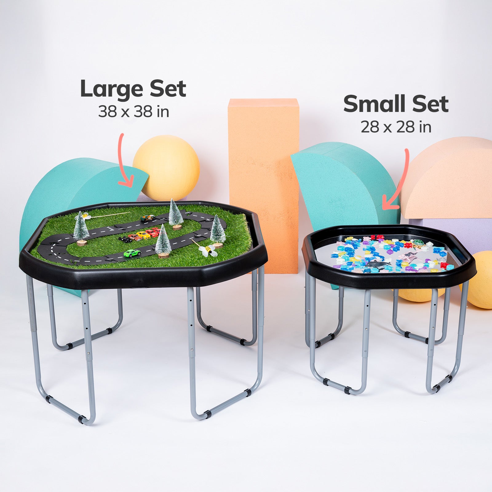 Tuff Tray and Stand Set (7 Colors Available) – Meka Sensory Play