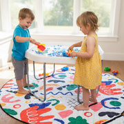 White, Large, White Mat