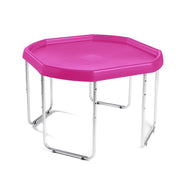 Pink, Large, Silver Stand