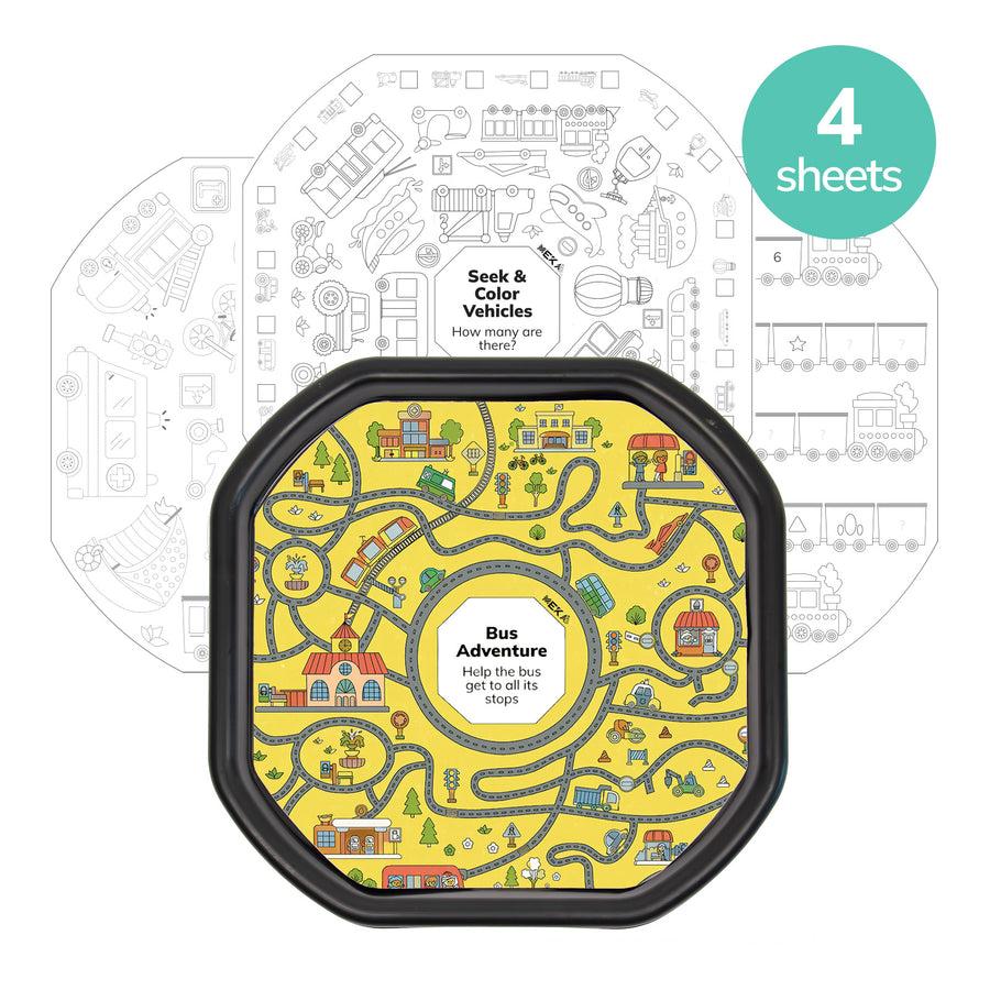 Giant Coloring & Learning Sheets