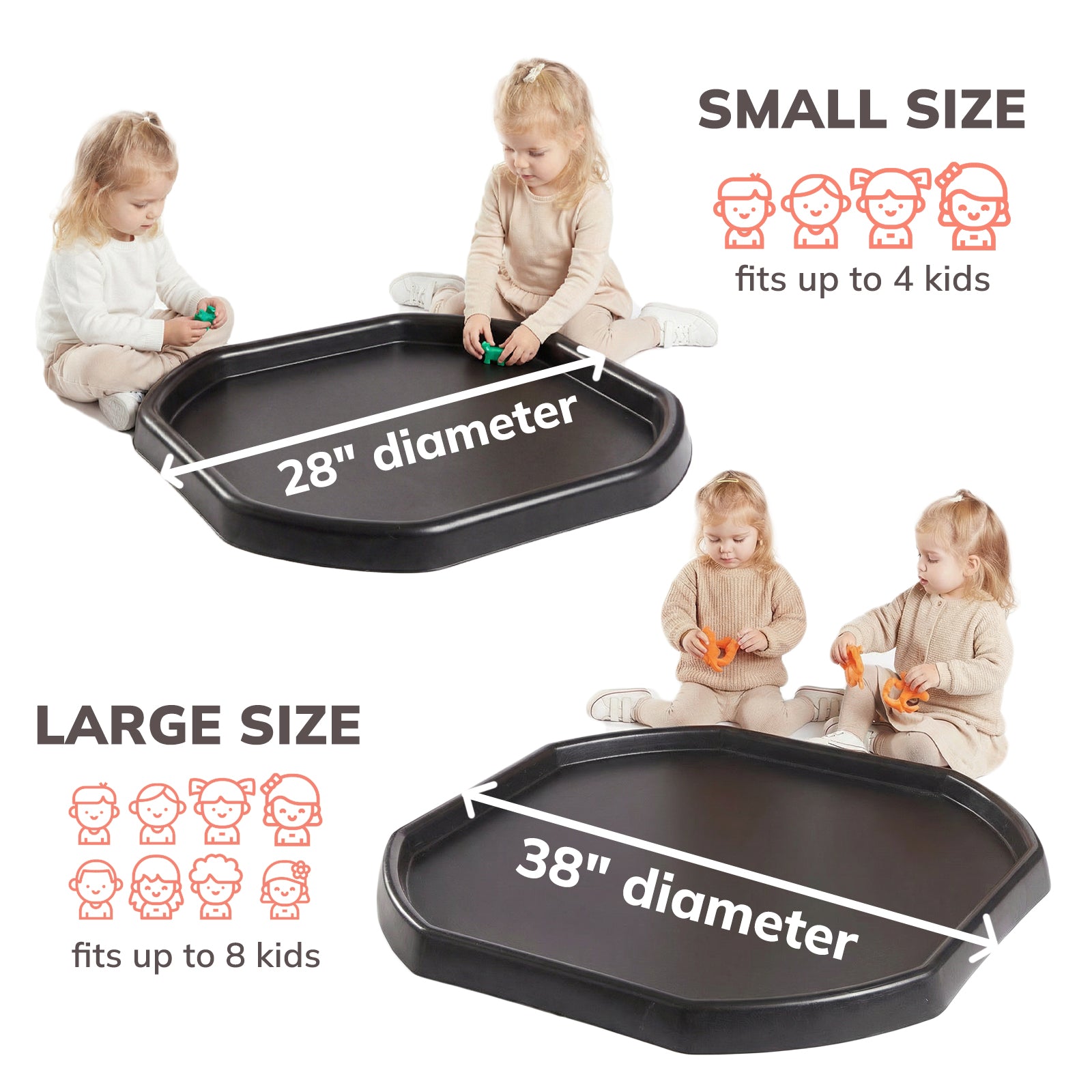 Tuff Tray x 3 Bundle – Meka Sensory Play