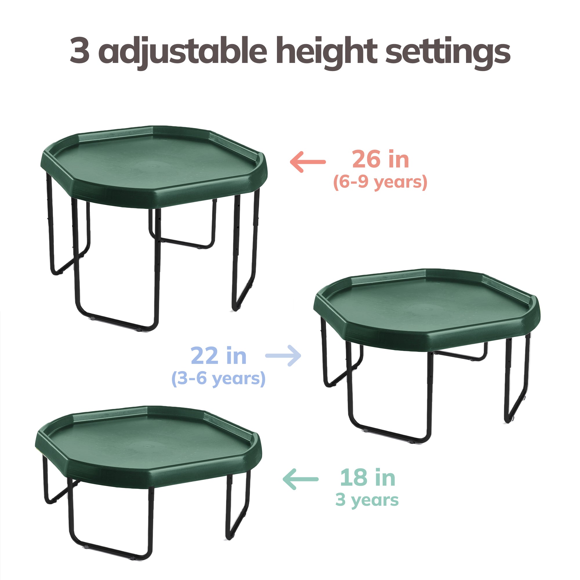 Tuff Table Inserts Tuff Tray Set (6 Colors Available) – Meka Sensory Play