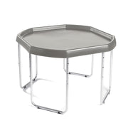 Grey, Large, Silver Stand